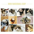 thumbnail image 2 of Labymos Dog Baseball Cap Letter G Adjustable Pet Summer Caps Sun Hat, 2 of 8