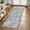 Graphite and Mist-2'6" x 8' (Rectangular), variant on Washable Area Rug 3' X 5 ' Vinttraditional Persian Mat - Foldable Distressed Non-sliphine Carpet For Living Room Bedroom Kitchen Home Decor Ebony And Taupe