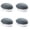 Grey 4 Packs, variant on Vegetable Brush Potato Scrubber For Food Non Slip Comfortable Grip Flexible And Hard B Ristles For Washing Potatoes Eggs Mush Room With Dots Remover