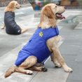 thumbnail image 2 of El chaleco impermeable para perros de invierno cubre las chaquetas, ropa de abrigo reversible cálida para perros pequeños, medianos y grandes, azul, cofre: 13.5 quot ;, longitud de la espalda: 9 quot; Feliz Sencillez, 2 of 5
