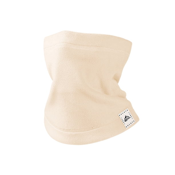 Bufanda cálida de otoño e invierno para mujer, para exteriores, resistente al viento, con protección para las orejas, de terciopelo de grano Ao, bufanda gruesa de doble capa