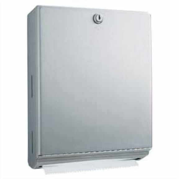 Bobrick 262 Surface-Mounted Paper Towel Dispenser,10 3/4 x 4 x 14, Satin Stainless Steel