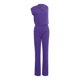 thumbnail image 1 of Mono de mujer de color liso con pantalón recto - Poliéster y spandex, tirantes finos, pierna ancha, diseño holgado informal., 1 of 2