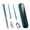 blue, variant on Reusable stainless steel travel cutlery, utensils set with case, Portable Silverware Lunch Box for Camping and Officeblue