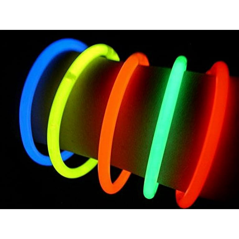 Glow Sticks Bulk Wholesale, 500 4 Glow Stick Light Sticks Assorted + 400  FREE Glow Bracelets BONUS, Glow With Us Brand 