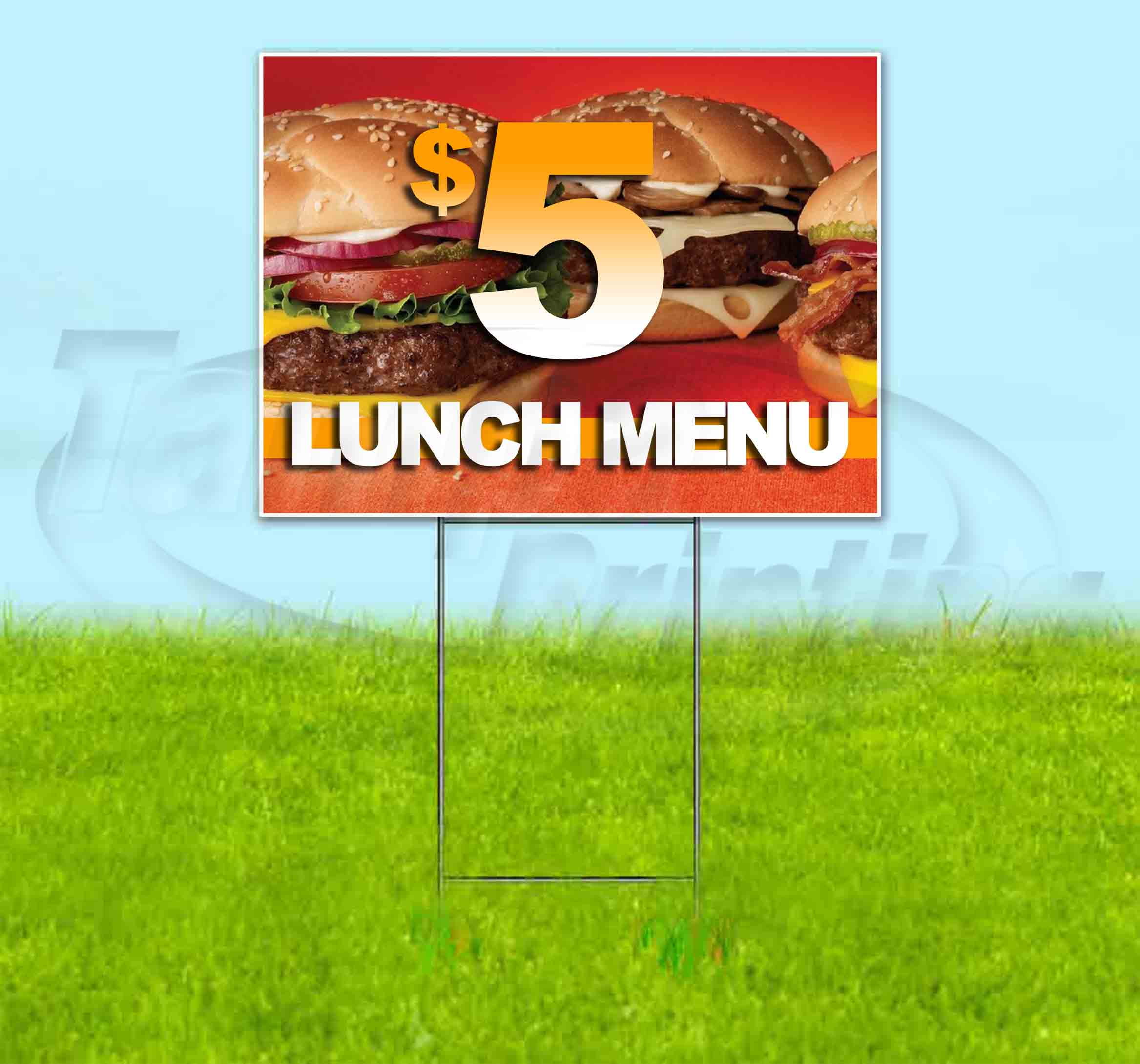 $5 Lunch Menu (18