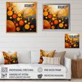 thumbnail image 4 of Designart "Blazing Fusion III" Abstract Collages Wall Art Living Room, 4 of 5