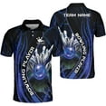thumbnail image 3 of Personalized Name Bowling Polo Shirts 3D for Men and Women, Bowling Shirt, Bowling Shirts for Men Team Bowling Shirt (Purple, 5XL), 3 of 9