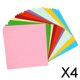 thumbnail image 1 of 4x 100 Hojas de Papel de Origami, Papel Plegable, 10 Carpetas de Colores, Papel para Manualidades DIY 3 4 piezas, 1 of 10