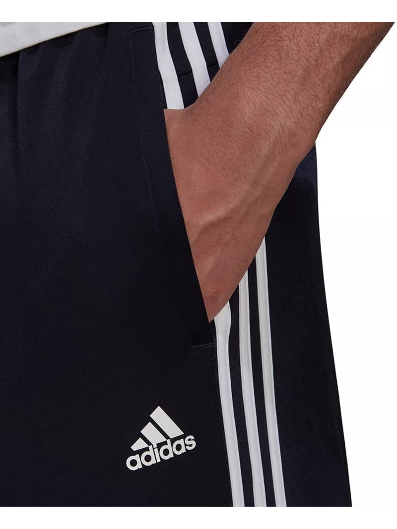 Adidas LEGEND INK/WHITE Men's Essentials 3-StripesTrack Pants, US