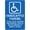 Warning Sign 5, variant on Handicap Parking Sign (Special Plate Required Unauthorized Removed) - 8"x12" Metal Security Tin Warning Sign, Accessibility Decor for Street Business Home Parking Lot