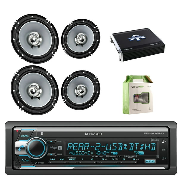Kenwood Single Din CD/AM/FM Car Audio Receiver W/Bluetooth with Kenwood