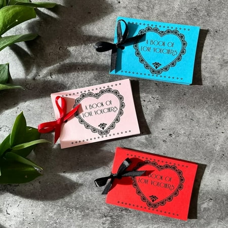 

Riguas 20Pcs Love Cards Festive Delightful Clear Pattern Exquisite Personalized Decoration Pastoral Style Pre-filled Love Coupons for Husband