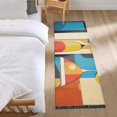 thumbnail image 3 of Yayeee Hallway Runner Rug 2'x6' Non Slip Machine Washable with Rubber Backing, Modern Cocktails, 3 of 8