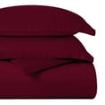 thumbnail image 2 of Superior Egyptian Cotton 400 Thread Count Duvet Cover Set, Twin/Twin XL, Burgundy, 2 of 11