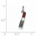 thumbnail image 2 of Beautiful Sterling Silver Enameled Lipstick Charm, 2 of 2