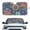 Dahlia, variant on KUIFORTI Front Windshield Car Sun Shade Large SUV Accessories, Palm Tree Sun Screens for Cars, Sedans, Trucks, Hatchbacks, Foldable Front Window Heat Insulation Protection Keeps Your Vehicle Cool