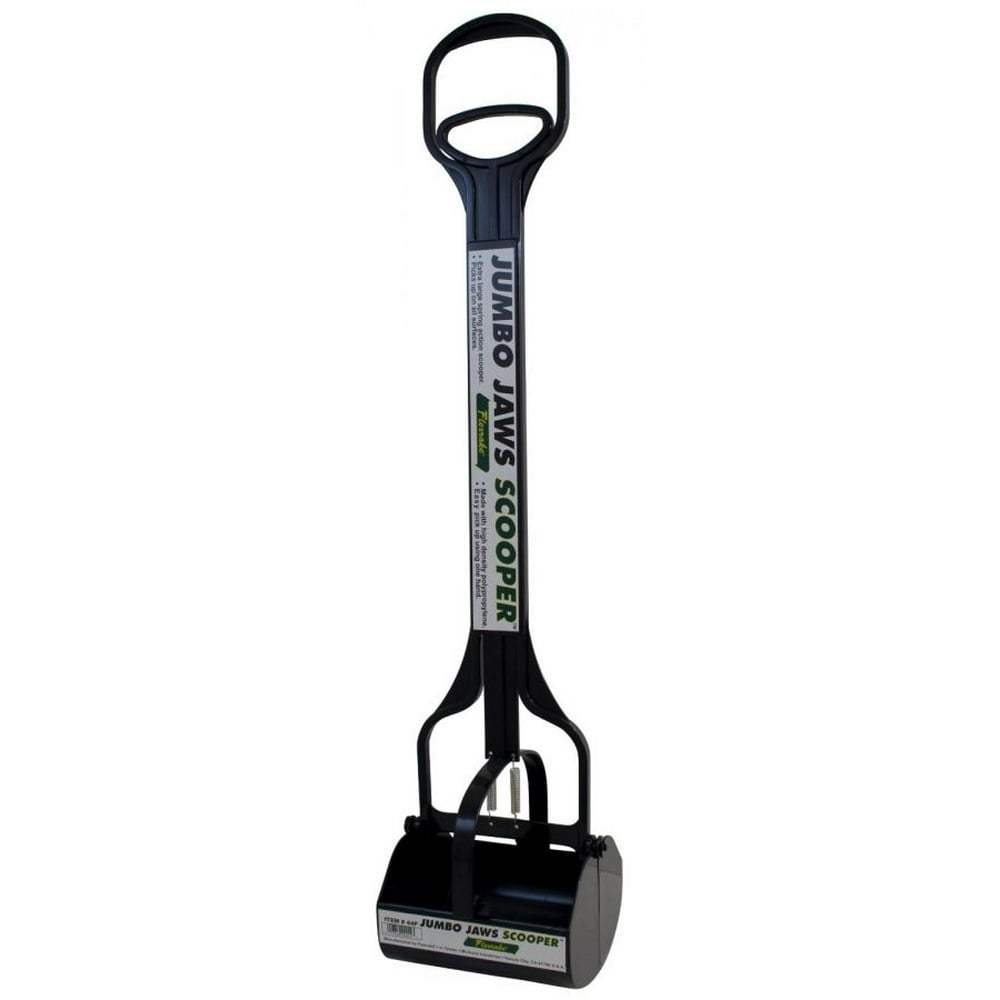 Flexrake, Jumbo Jaws Scoop, Green & Blue, 32 in.