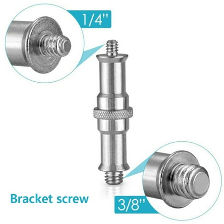 

1/4 3/8 Spigot Stud Male Adapter Metal Camera Screw for Tripod Accessory