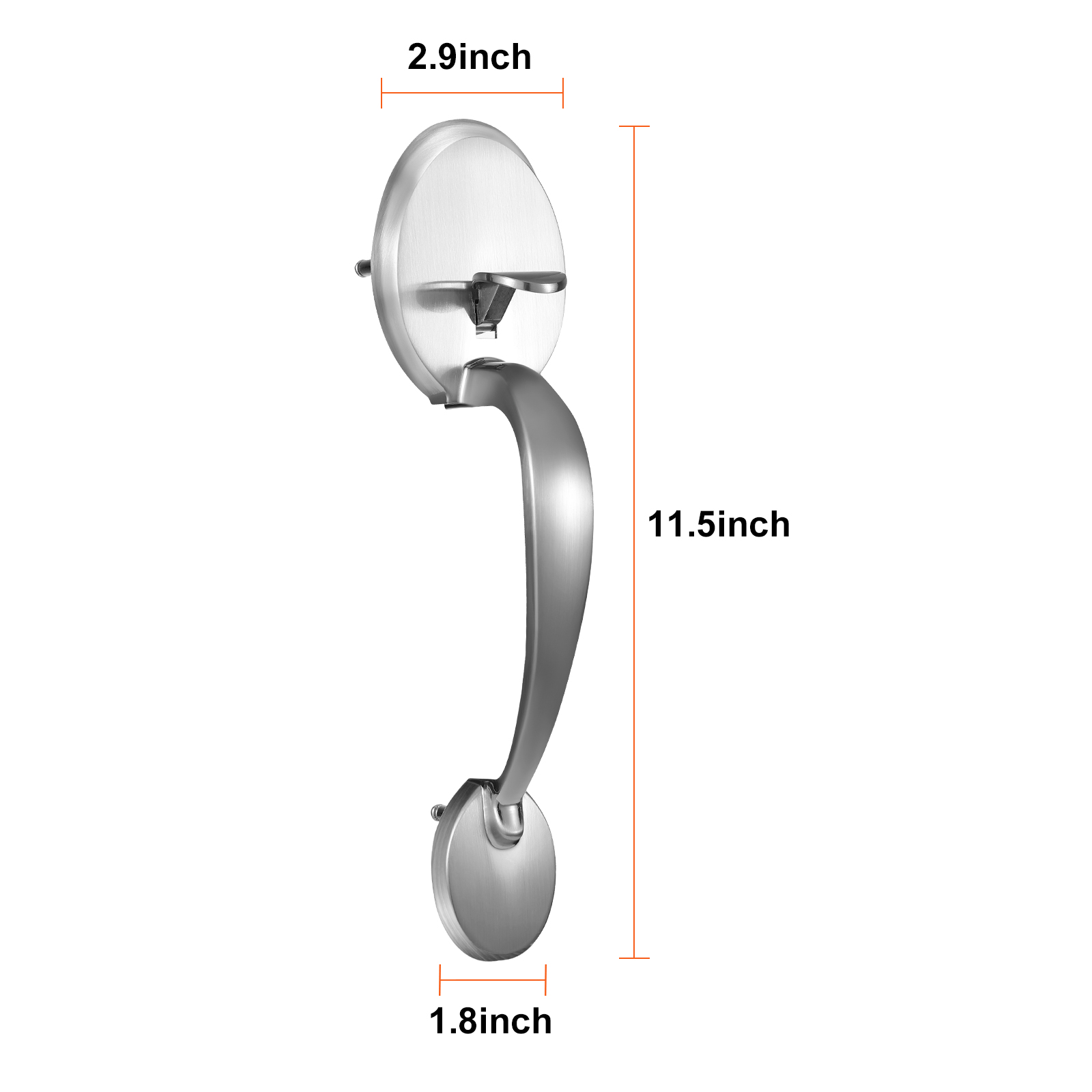 Kffkff Front Door Handle & Deadbolt Lockset photo 8