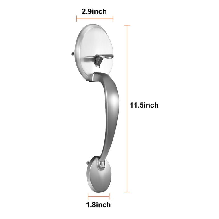 VEVOR Door Knob & Deadbolt Set - Satin Nickel, Fits 1-3/8" To 1-3/4" Doors