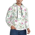 thumbnail image 2 of Daiia Lilies Flowers for Men's Fashion Hoodies & Sweatshirts with Kangaroo Pocket Hooded Sweatshirt Breathable & Moisture Wicking-Medium, 2 of 7