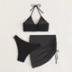 thumbnail image 3 of Gibobby Trajes de Baño para Mujer Traje de baño para mujer Traje de baño de vendaje Conjunto de bikini Push-Up Ropa de playa Trajes de baño divididos Con(Negro,CH), 3 of 5