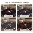 thumbnail image 7 of ODIKA 9'x12' Washable Area Rug Low Pile, Flatwoven, Gothic Skull Movie Motif Spooky Vintage Border Halloween Ghost Horror Refined for Great Room, Indoor Concept, Large Living, 7 of 7