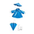 thumbnail image 3 of Divertido traje de ganso con impermeable que se ajusta a una estatua de 23 pulgadas. Accesorios de disfraz para el hogar. Azul, 3 of 8
