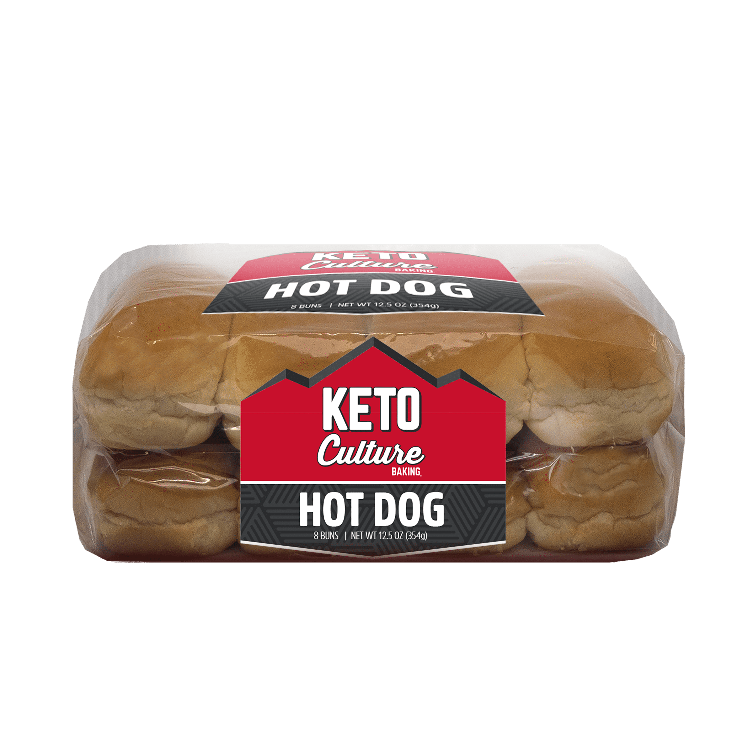Keto Culture Baking Hot Dog Buns, Keto Friendly, 1 Net Carb, 12.5 oz, 8 Count