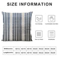 thumbnail image 5 of GOSMITH Boho Outdoor Throw Pillow Covers, Decorative Striped Pillow Covers with Tassels for Couch Bed Sofa, Navy Blue and Cream White, 5 of 5