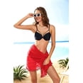 thumbnail image 2 of Mujer Playa Vestido Ropa Pareo Cover Up Encaje Media Falda, 2 of 5