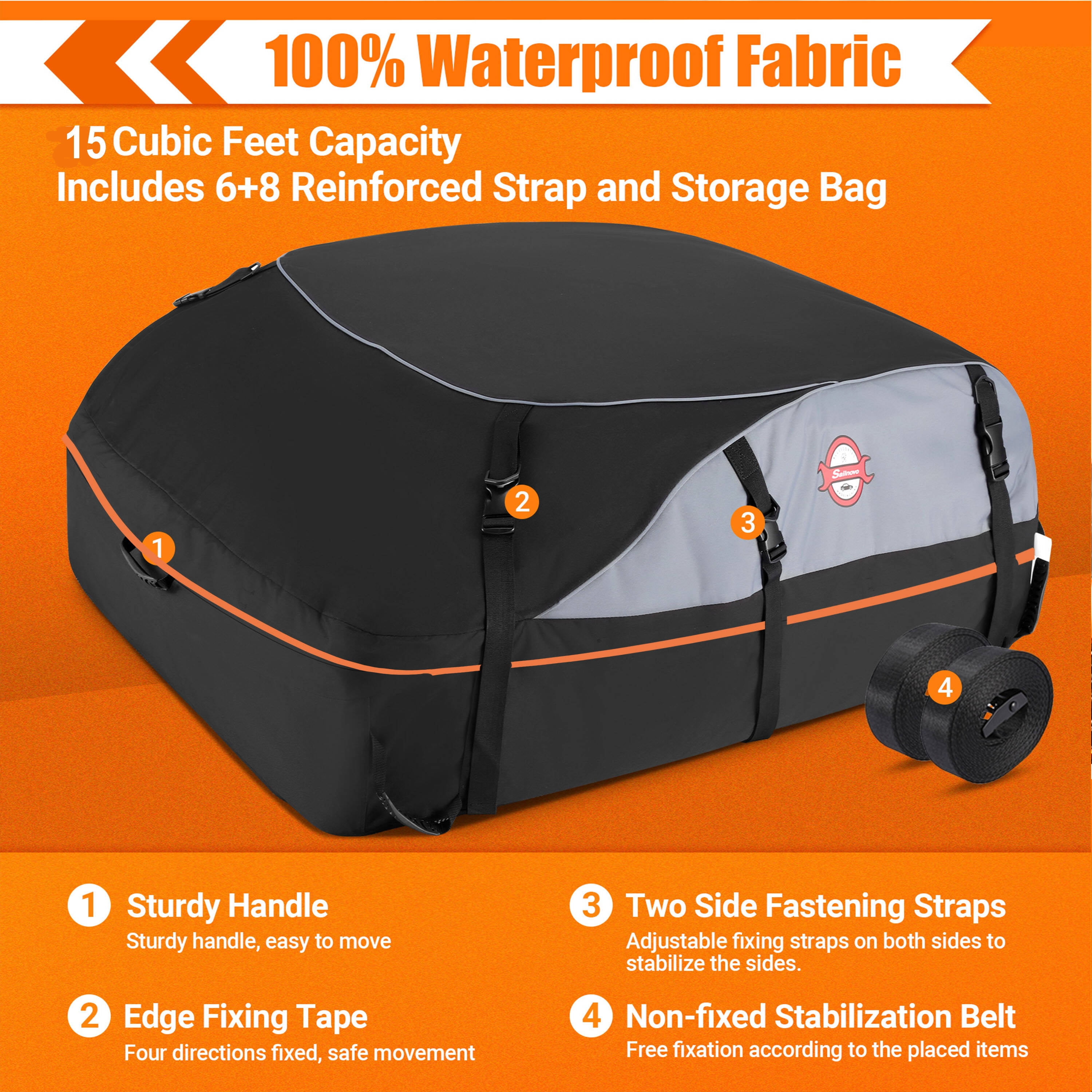 Sailnovo car sales roof bag