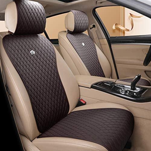 Red Rain Dark Brown Seat Covers Auto Seat Cushion Covers Leather