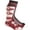 Burgundy/Charcoal, variant on Sun + Stone Mens 4 Pack Eco-Friendly Crew Socks