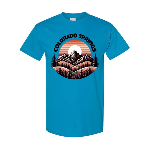 Inktastic Colorado Springs Colorado Mountains T-Shirt