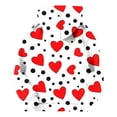 thumbnail image 4 of Sudadera con capucha para niña, para el Día de San Valentín, con estampado de color, de manga larga, informal, deportiva, con capucha, de manga larga, con inserciones en los hombros, blusa de poliéste, 4 of 6