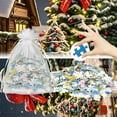 thumbnail image 5 of 130 Piece Christmas Puzzle for Adults Christmas Tree Apple Cabin Jigsaw Puzzle Christmas Gift for Adults and Family Challenging Puzzle for Game Nights, 5 of 8