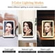 thumbnail image 3 of Rechargeable Makeup Mirror with Light, Portable Travel Vanity Mirror with 72 LED Lights, 3 Colors Lighting, 3 of 4
