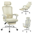 thumbnail image 1 of Yeshouse silla de escritorio ergonómica de malla con respaldo alto, soporte lumbar ajustable, reposapiés y giro de 360°, ideal para oficina, estudio o sala de juegos, 1 of 7