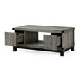 thumbnail image 5 of Wood LED Coffee Table  for Living Room, Rustic Gray, 5 of 6