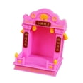 thumbnail image 4 of Estatua de Buda con estante, soporte iluminado, altar, escultura, Buda robusto de Feng Shui Rosa, 4 of 9