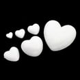 thumbnail image 4 of HEVIRGO White Foam Styrofoam Polystyrene Modelling DIY Craft Heart Shape Party Decor Black EPS Foam, 4 of 8