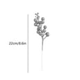 thumbnail image 3 of Beautynvta Christmas Silver Glitter Berries Stems for Christmas Tree Decoration, 8.6'' Artificial Christmas Berry Picks for DIY Crafts Wreath Garland Xmas Tree Topper Decor, 3 of 6
