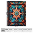 thumbnail image 4 of Nawypu  Sherpa Throw Blanket, Cozy Plush Adult Aztec Blanket for Men &amp; Women Reversible with Aztec Print Western Blanket for Camping, Couch, Sofa &amp; Bed | Machine Washable -, 4 of 6