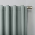 thumbnail image 3 of Sun Zero Cyrus 1-Piece  Thermal 100% Blackout  Back Tab/Rod Pocket Curtain Panel, Misty Blue, 40”W x 84"L, 3 of 9