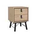 thumbnail image 1 of Buró Kessa Muebles Roble 43 x 60 x 40 cm con Dos Cajones, 1 of 5