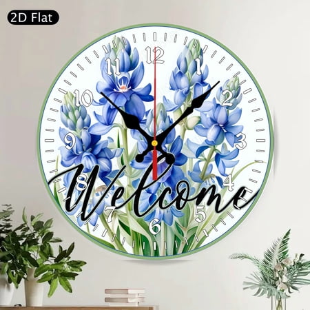 Elegant Stained Glass Peacock Round Wall Clock Silent Art Nouveau Decor