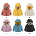 thumbnail image 4 of GYRATEDREAM 2-7T Winter Coats for Toddlers Baby Boys Girls Hooded Down Jacket Warm Coat Outerwear, 4 of 4