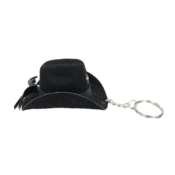 Yammee Cute Western Cowboy Hat Keychain Pendant Keyrings Craftsmanship Phonechain Perfect for Key Bag and Purses